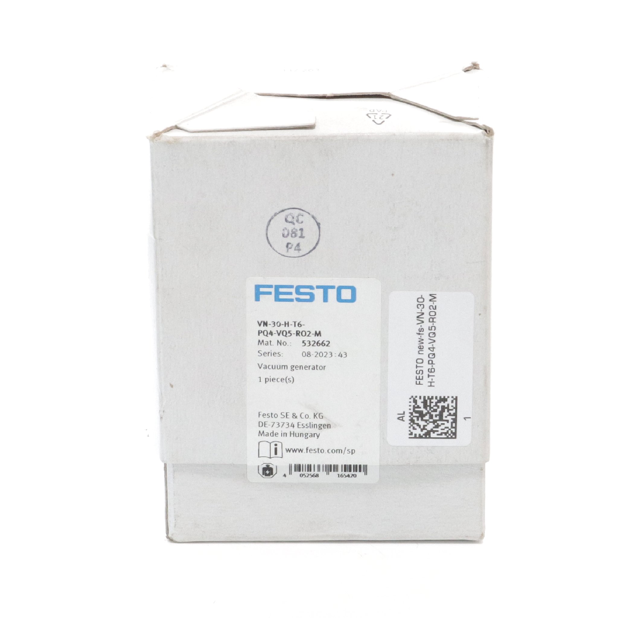 Vacuum generator 532662 New FS